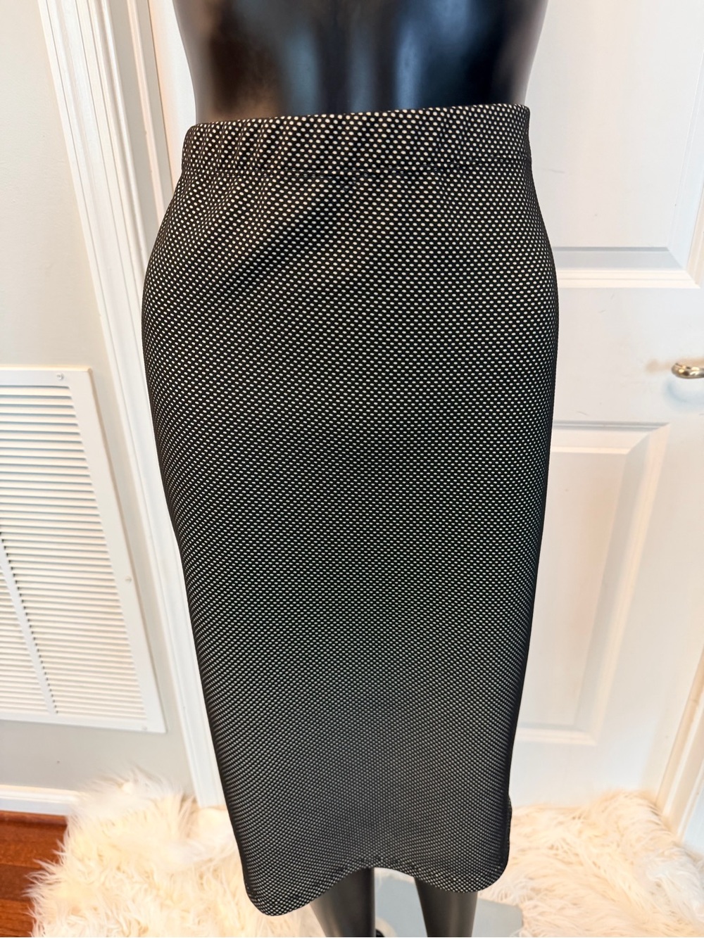 Brooklyn Industries Microdot Pencil Skirt NWT M